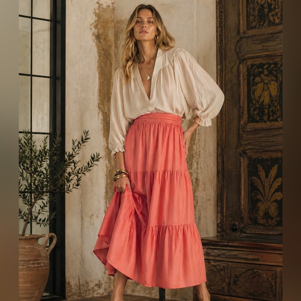 BA&SH Midi  Skirt